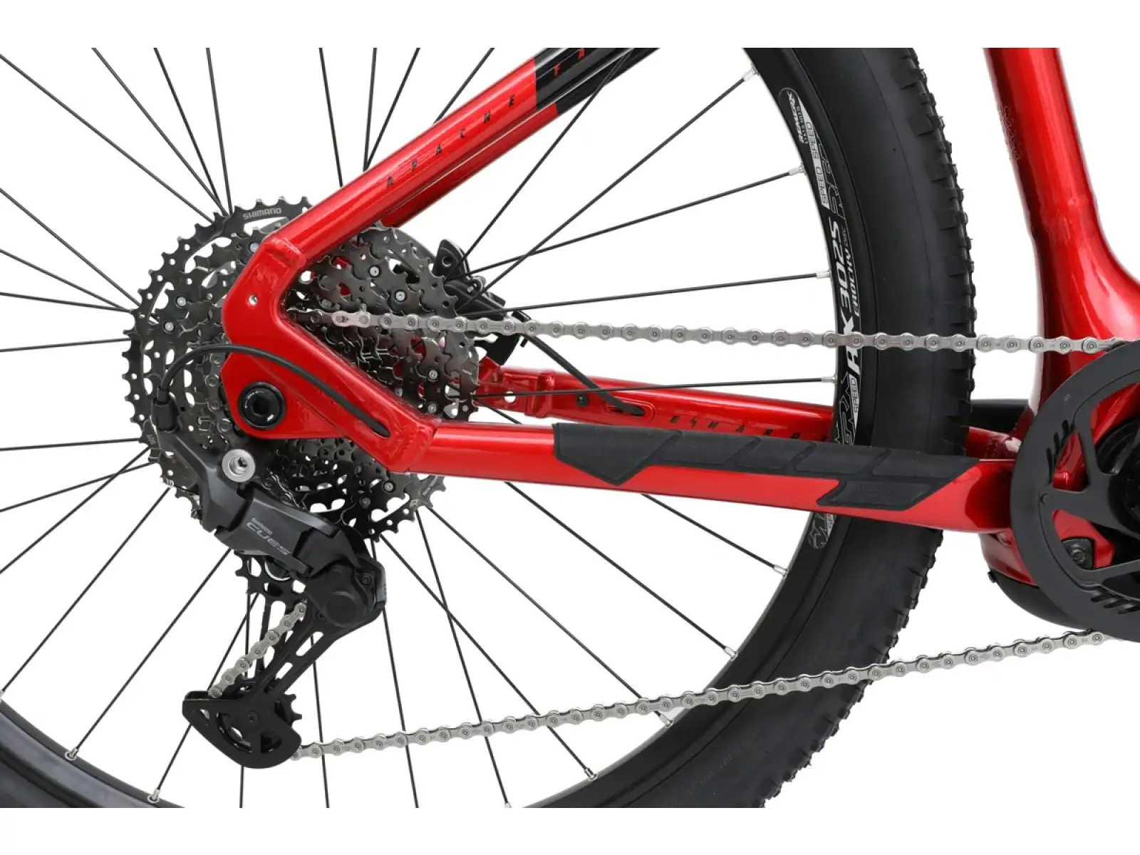 Apache Falcon 2 Bosch CX 800 Wh górski rower elektryczny czerwony