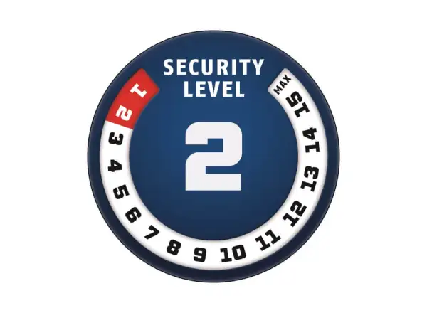 Abus Web 1200/110 zamek łańcuchowy czarny