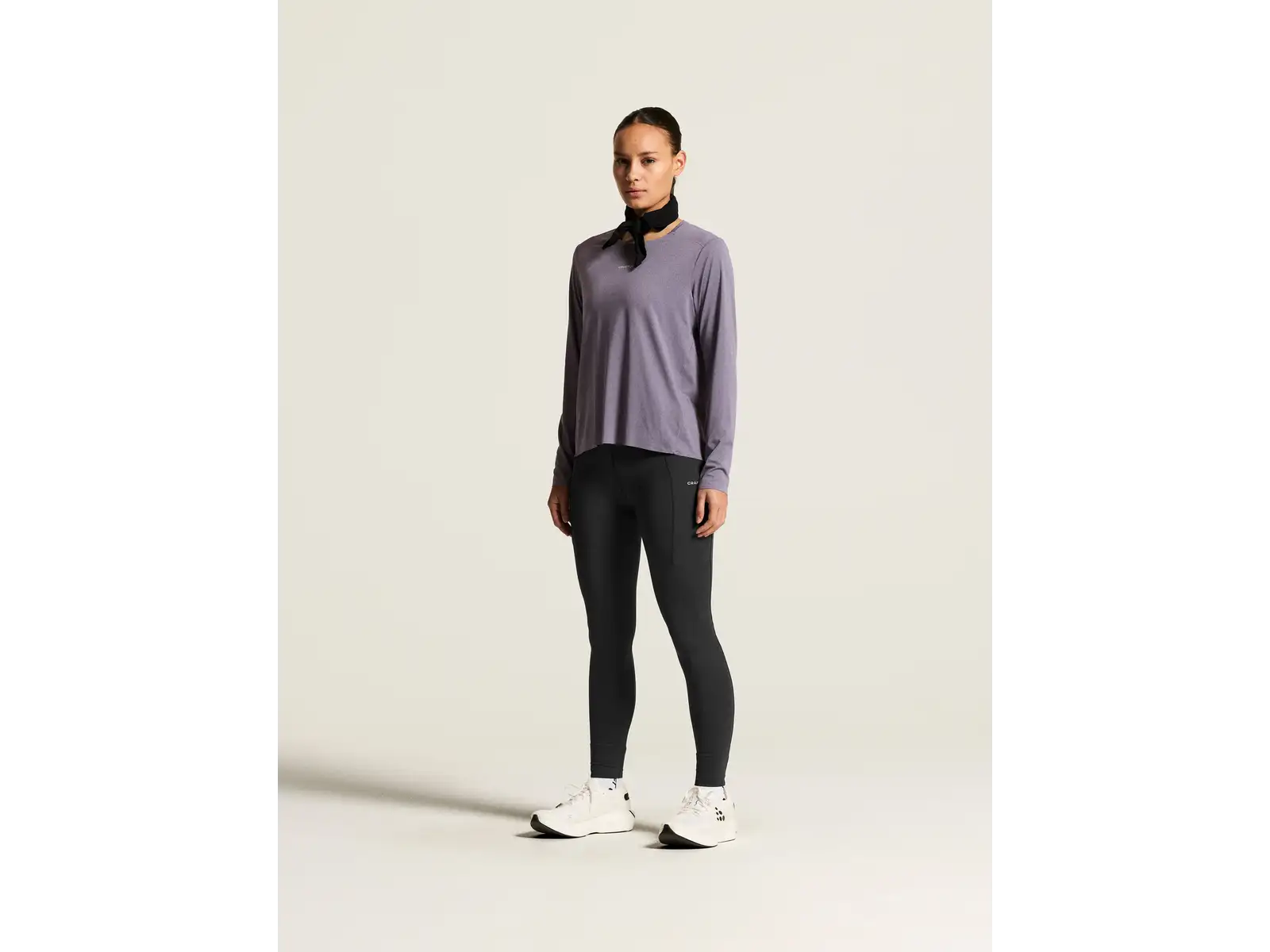 CRAFT Hypervent Longsleeve damska koszulka fioletowa