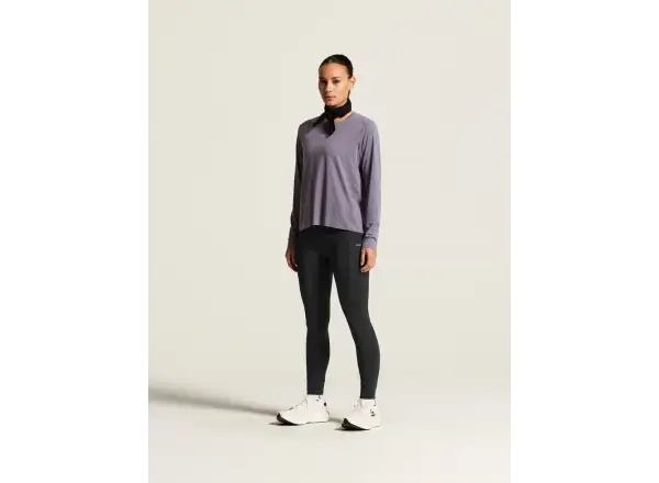 CRAFT Hypervent Longsleeve damska koszulka fioletowa