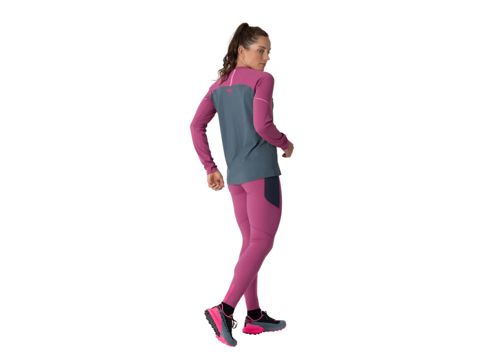 Dynafit Ultra damskie legginsy do biegania Magenta