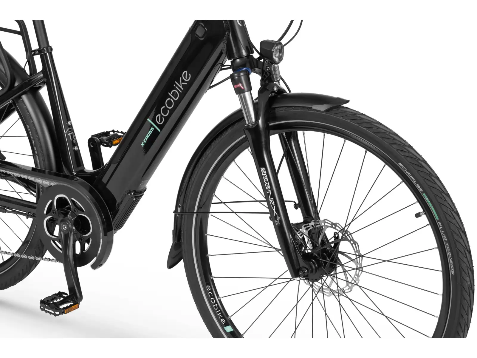 Ecobike X-Cross 630 Wh Black trekkingowy rower elektryczny