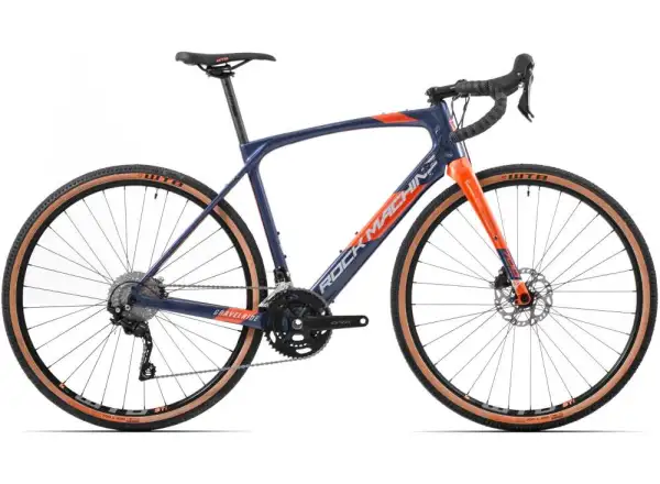 Rock Machine Gravelride CRB 700 gravel rower gloss dark blue/brick orange/silver
