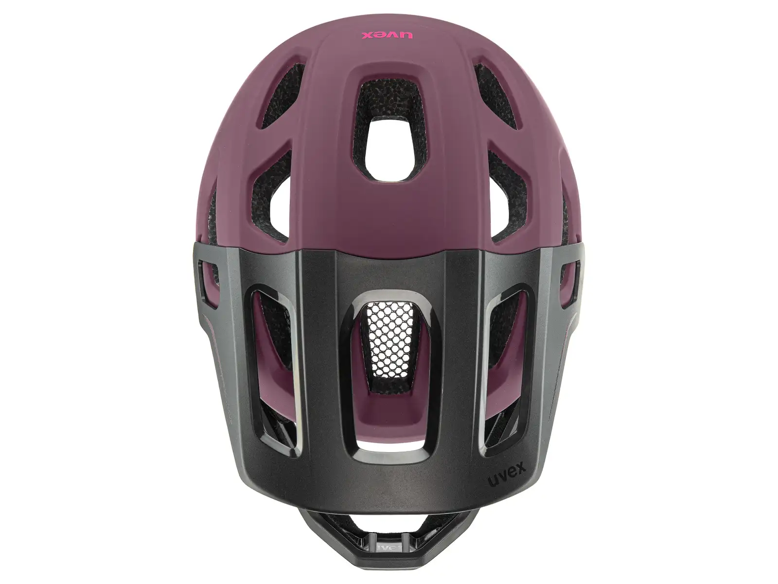 Uvex React JR kask Fullface MTB Cranberry matt