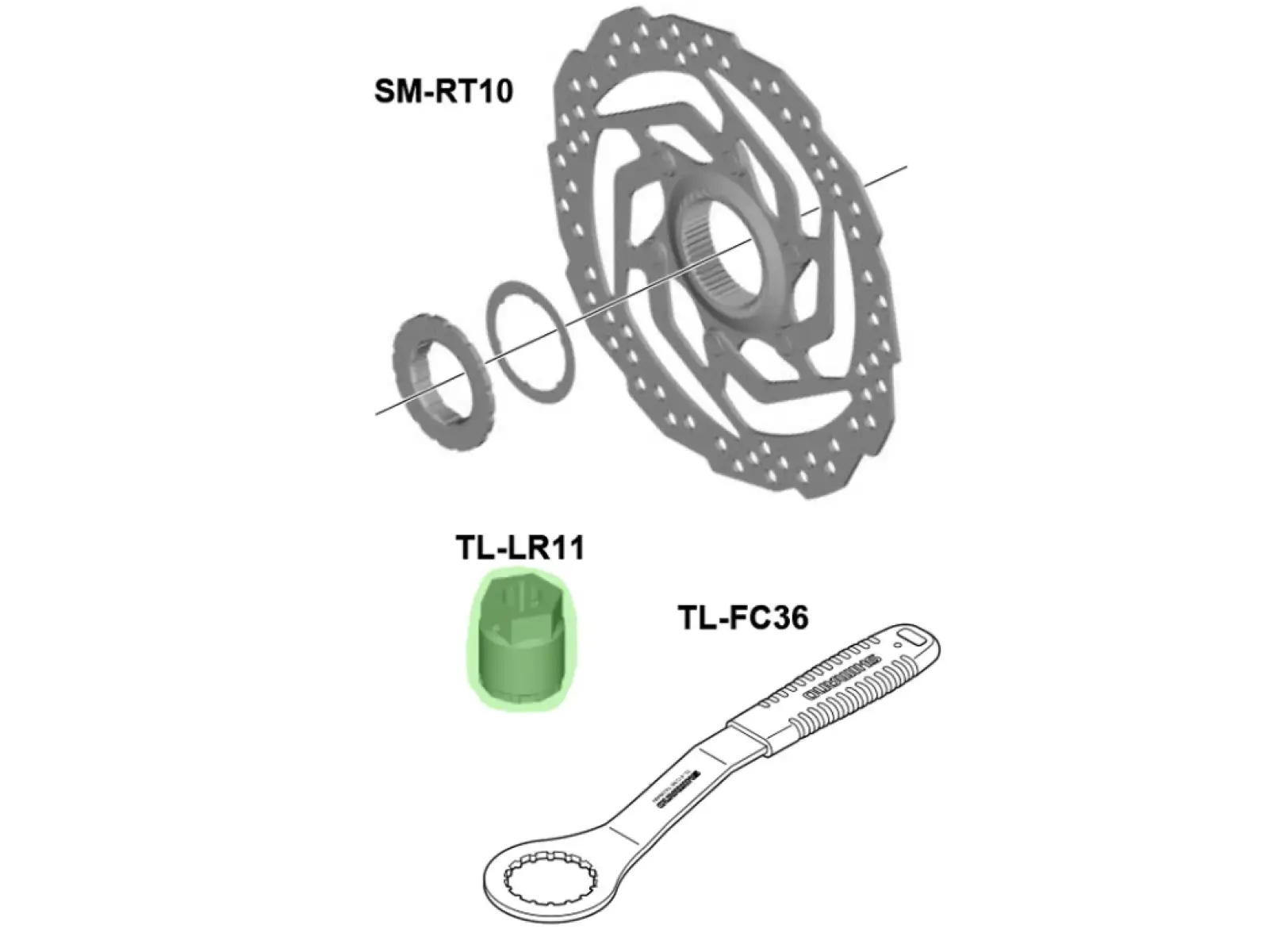 Shimano TL-LR11 klucz do nakrętek łożyskowych