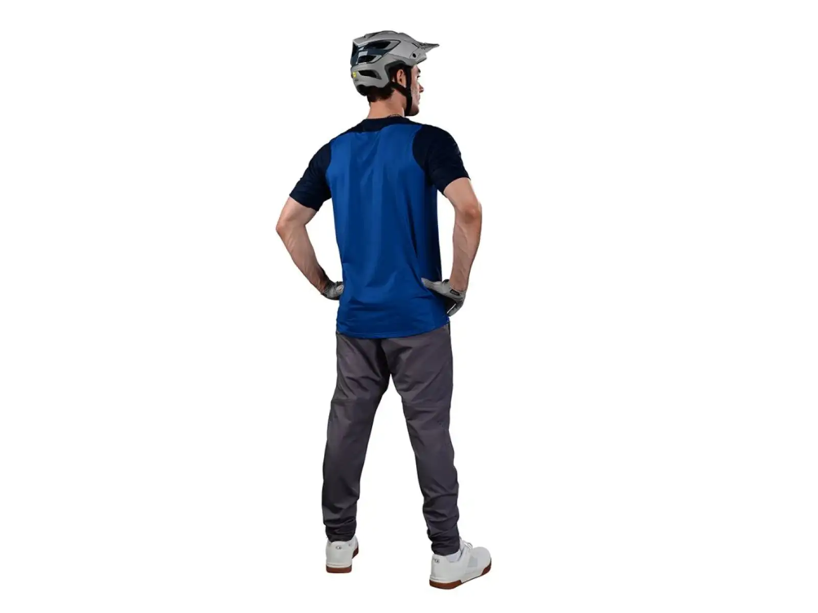 Troy Lee Designs Skyline Mono męska koszulka z krótkim rękawem True Blue