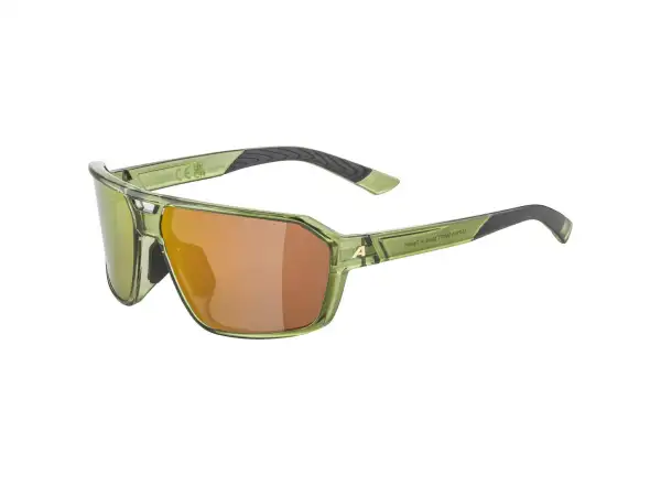 Alpina Swift okulary Green Transparent Gloss