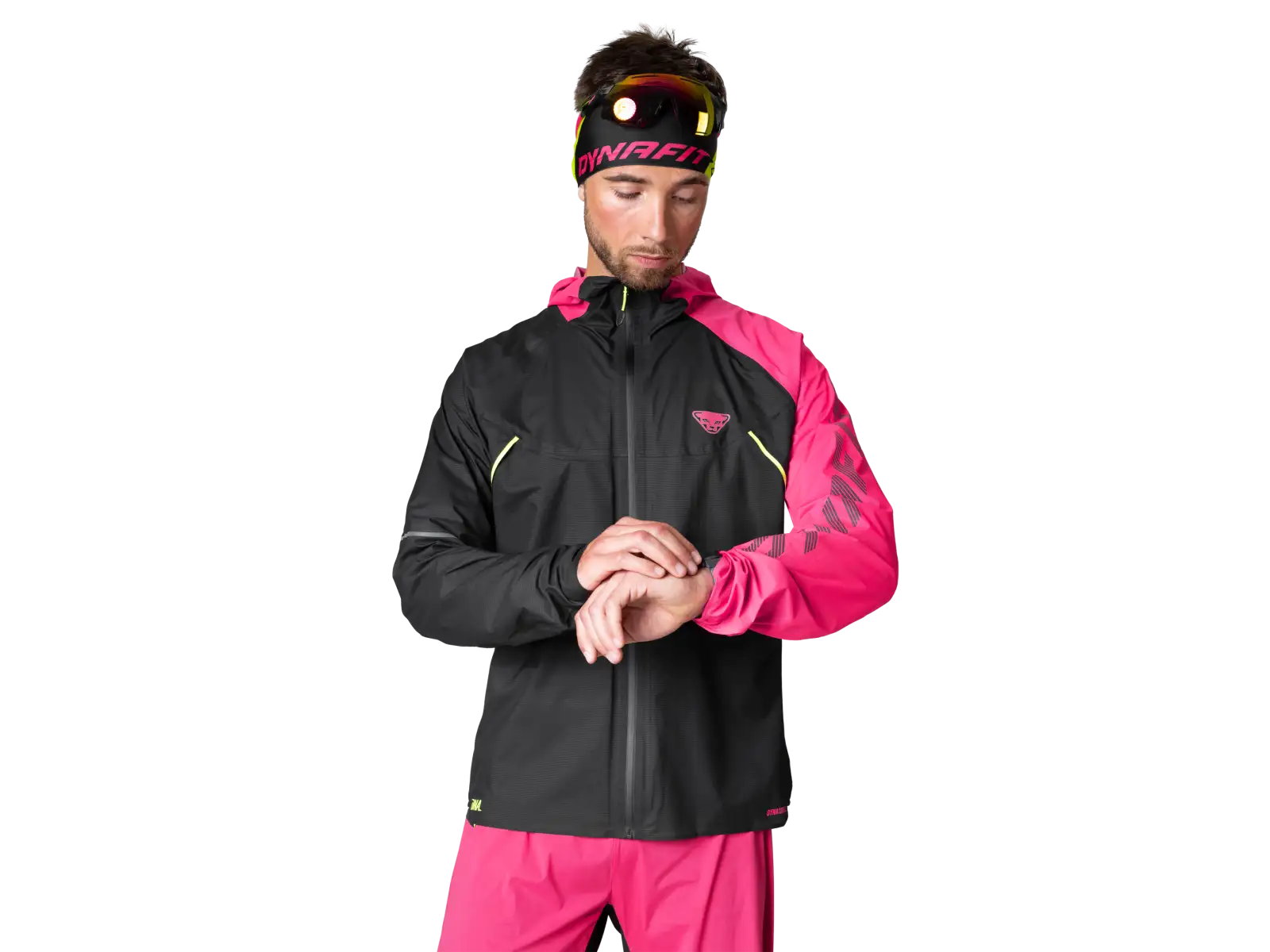 Dynafit DNA 3L męska kurtka Pink Glo/Black Out