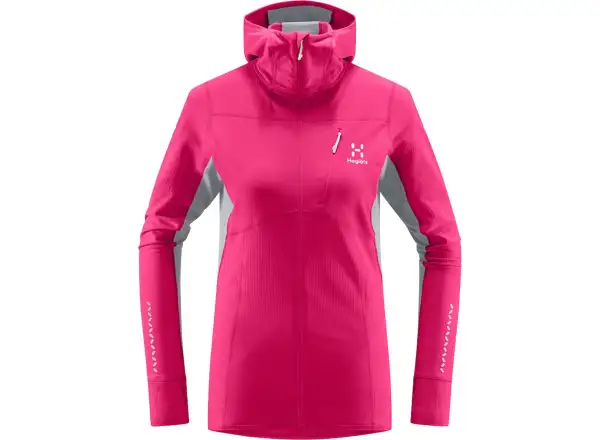 Haglöfs L.I.M. Mid Comp Hood damska bluza różowa