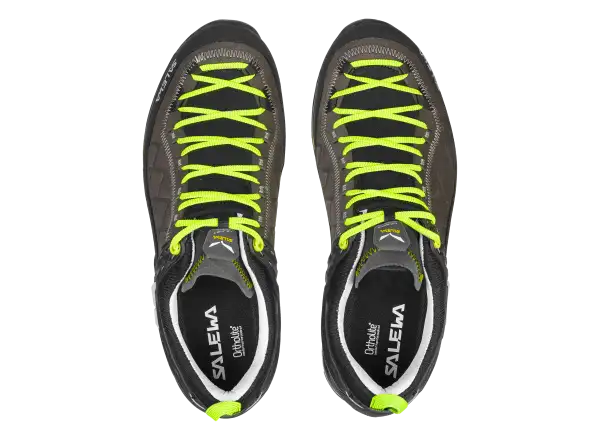 Salewa Mountain Trainer 2 Leather męskie buty Smoked/Fluo Green