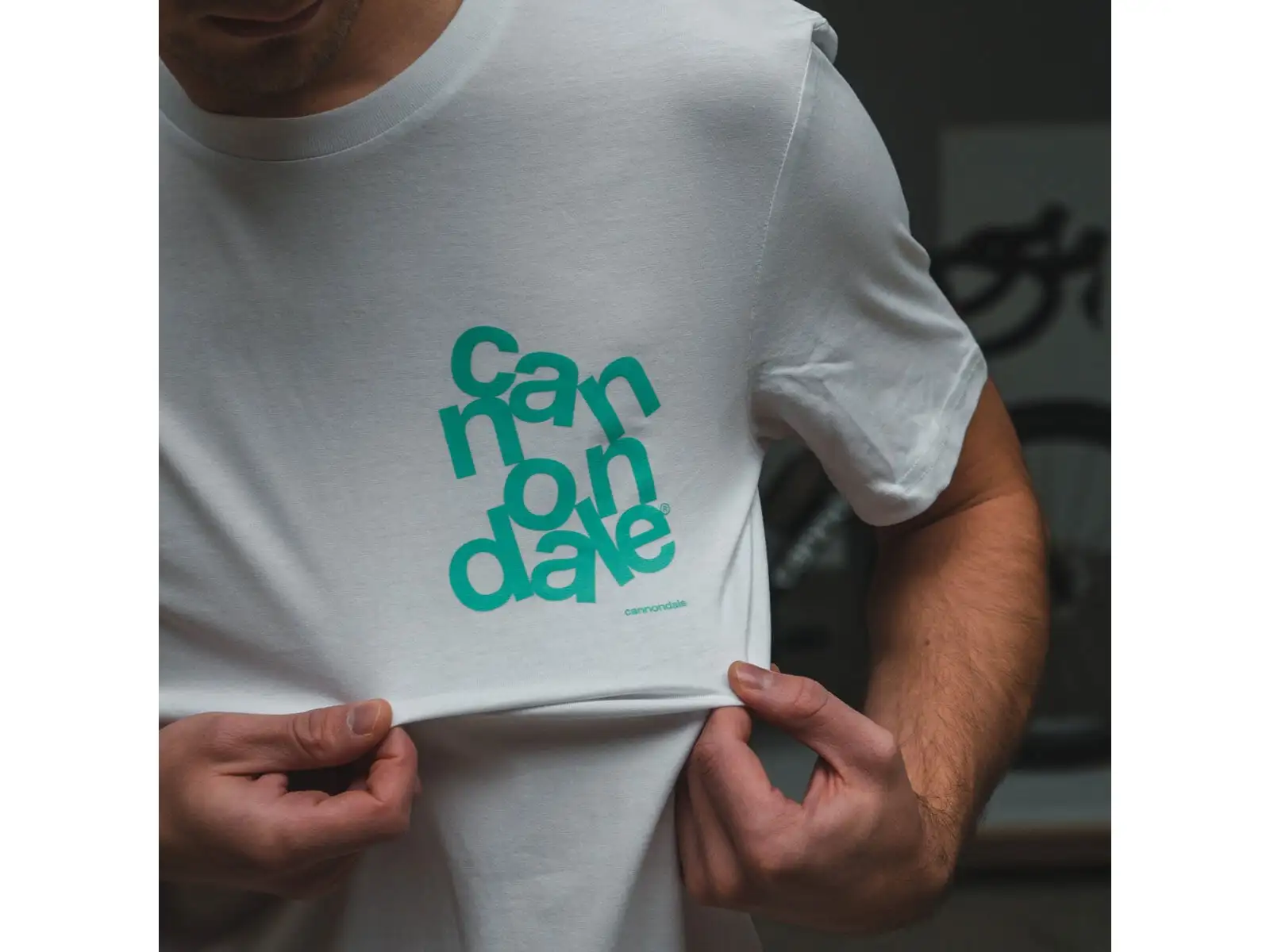 Cannondale Lifestyle koszulka krótki rękaw White/Turquosie