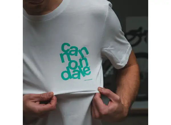 Cannondale Lifestyle koszulka krótki rękaw White/Turquosie