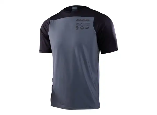 Troy Lee Designs Skyline męska koszulka krótki rękaw Mono Charcoal