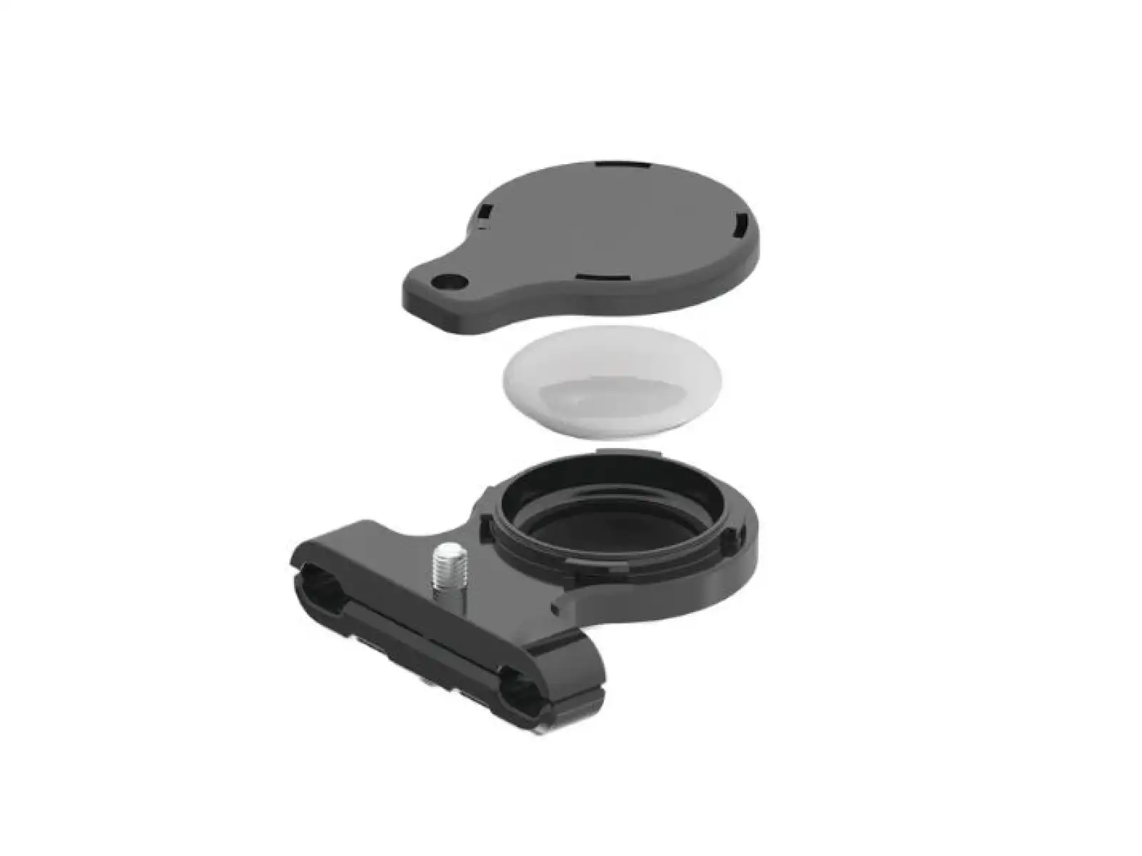 Lezyne Matrix Saddle Tagger uchwyt siodła na lokalizator Apple AirTag czarna