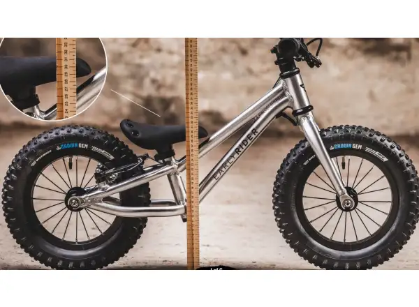 Early Rider Big Foot 12 rowerek biegowy dla dzieci Brushed Aluminium