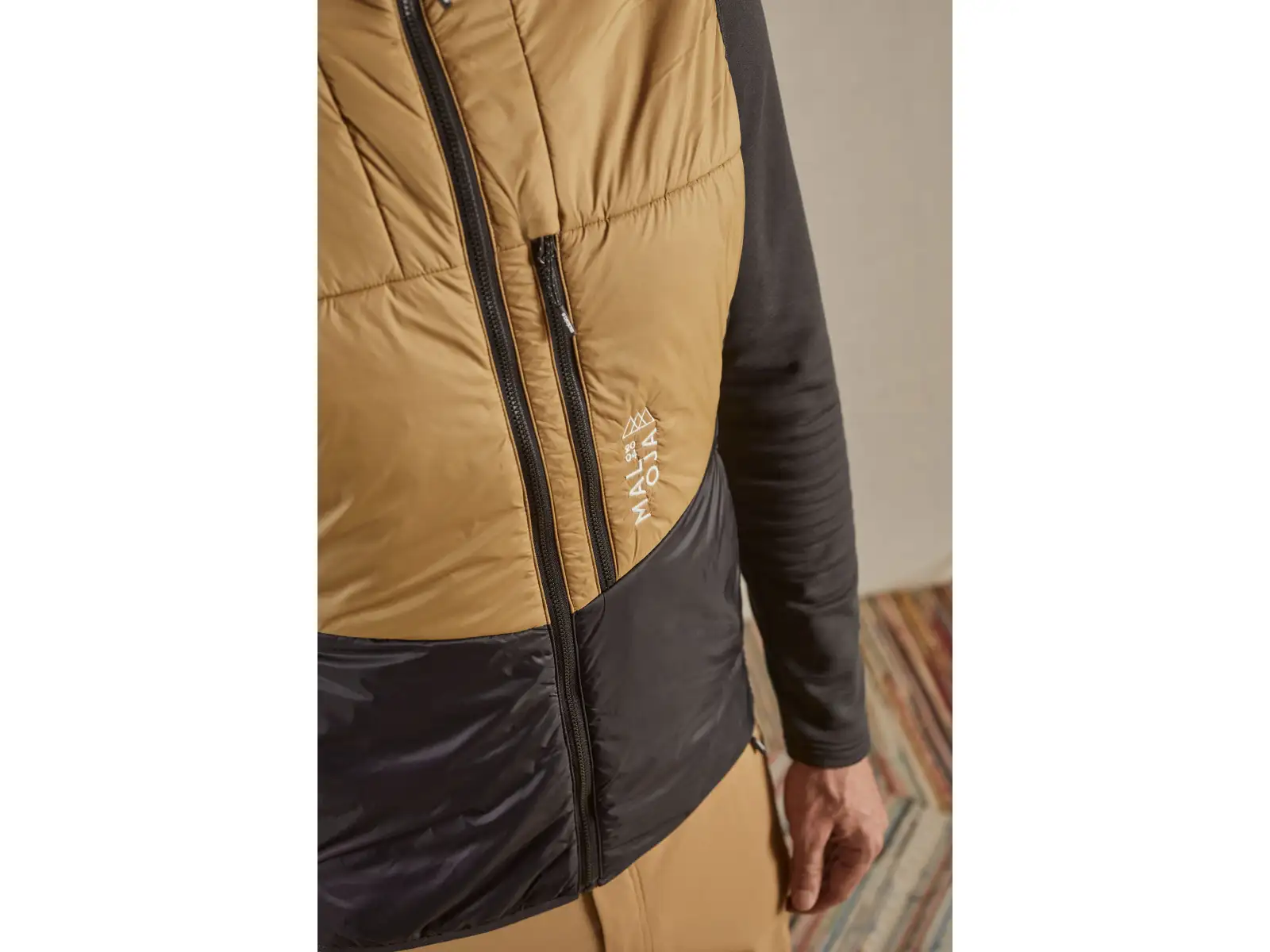 Maloja SigotM. męska kamizelka Deep Black Multi