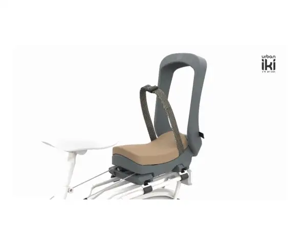 Urban Iki Junior tylne siedzenie z adapterem na bagażnik Bincho Black