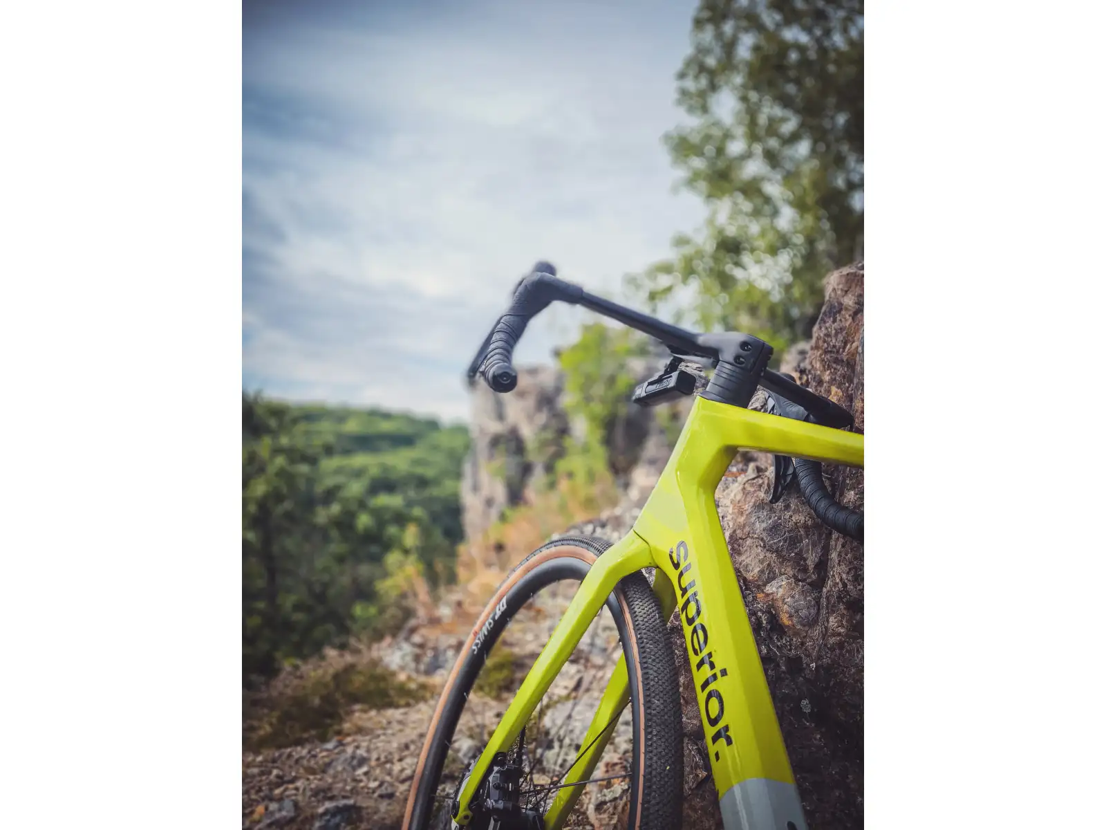Superior XR 9.7 GR Gloss gravel rower Grey/Racing Yellow