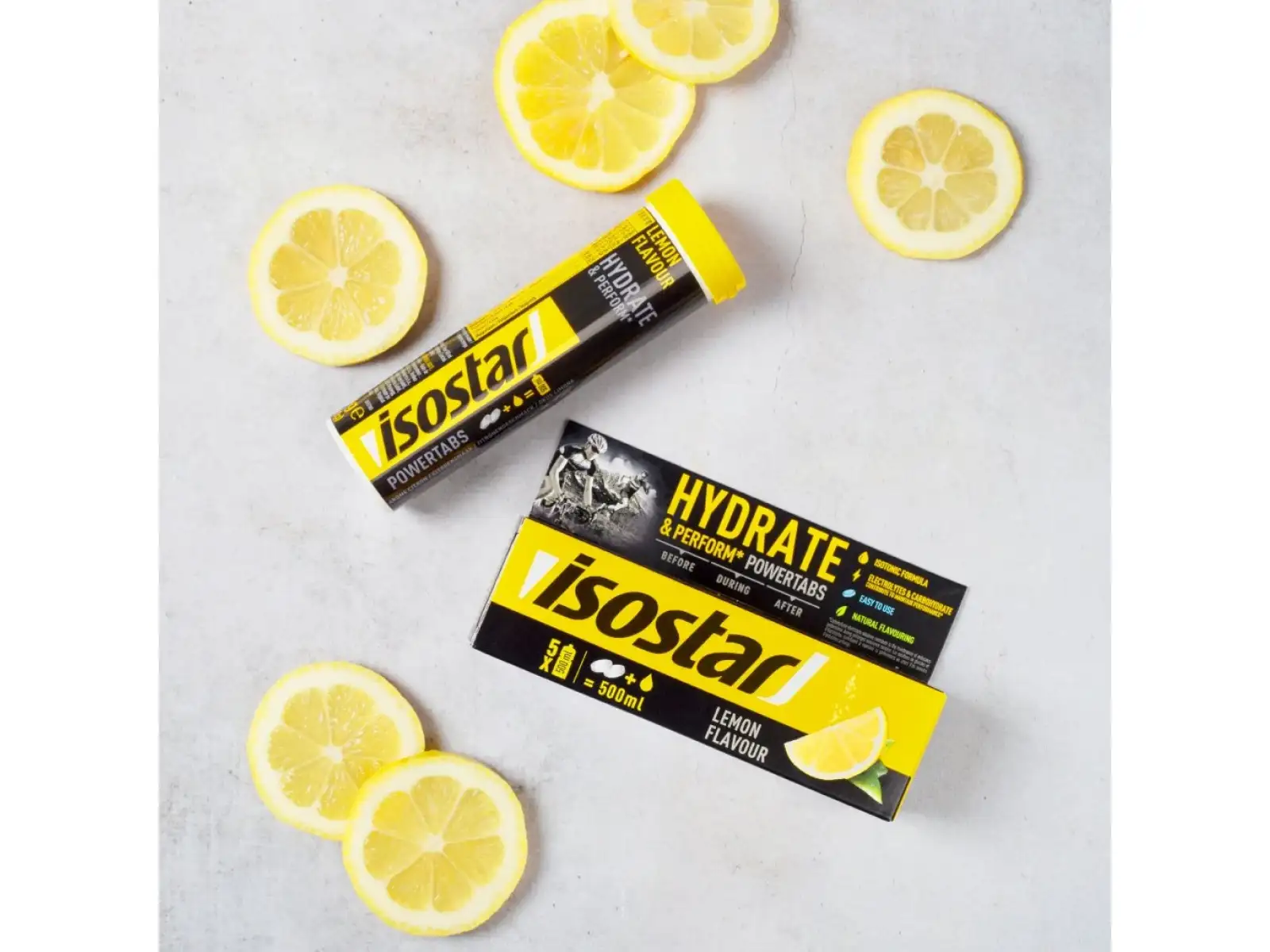 Isostar Powertabs 10 tabletek 120 g cytryna