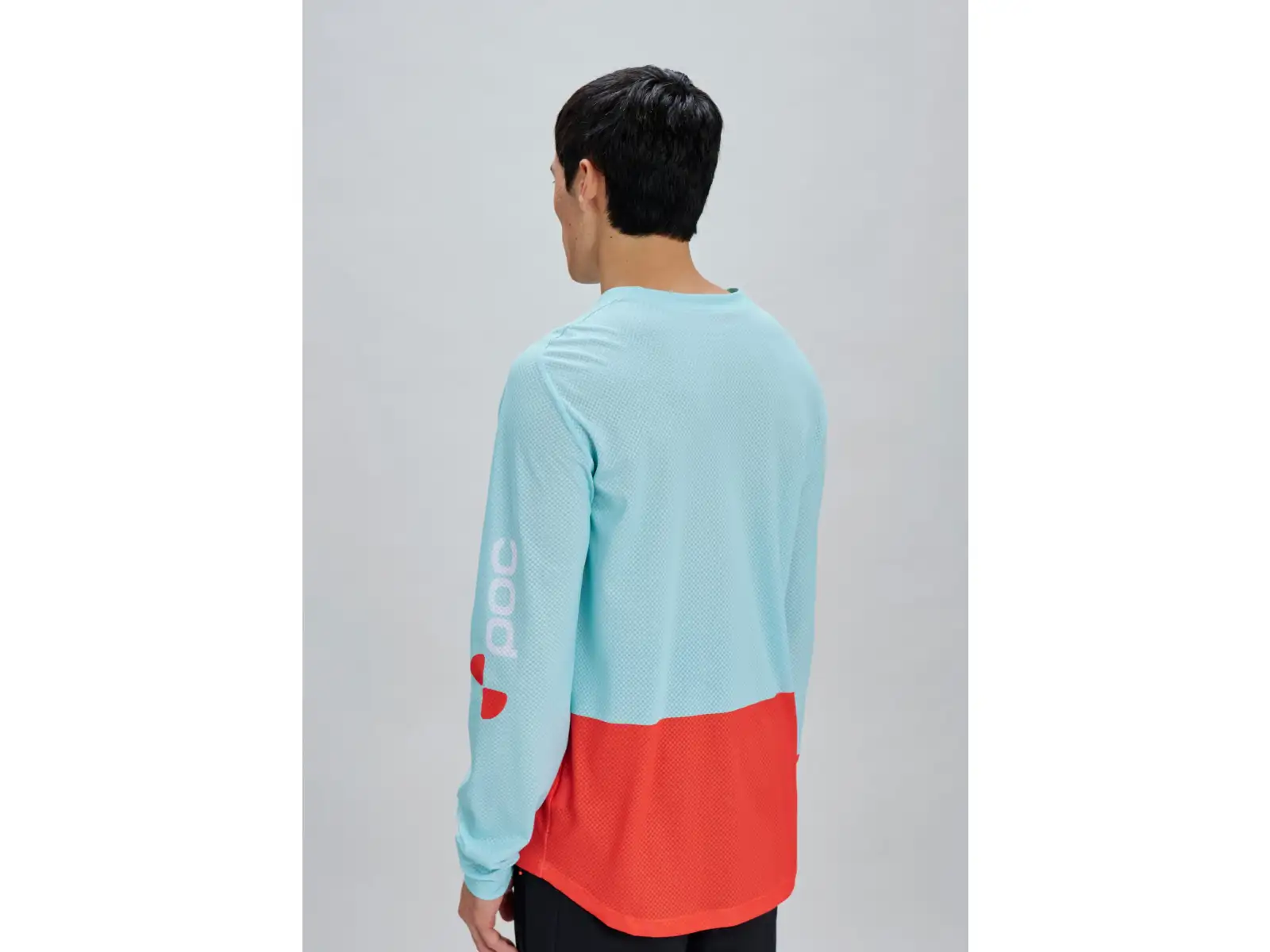 POC Motion Air męska koszulka z długim rękawem Lazurite Blue/Carnelian Orange