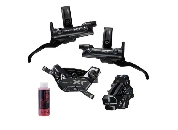 Shimano XT BR-M8220/BL-M8200 hamulec tarczowy przód+tył Zestaw ulepszający