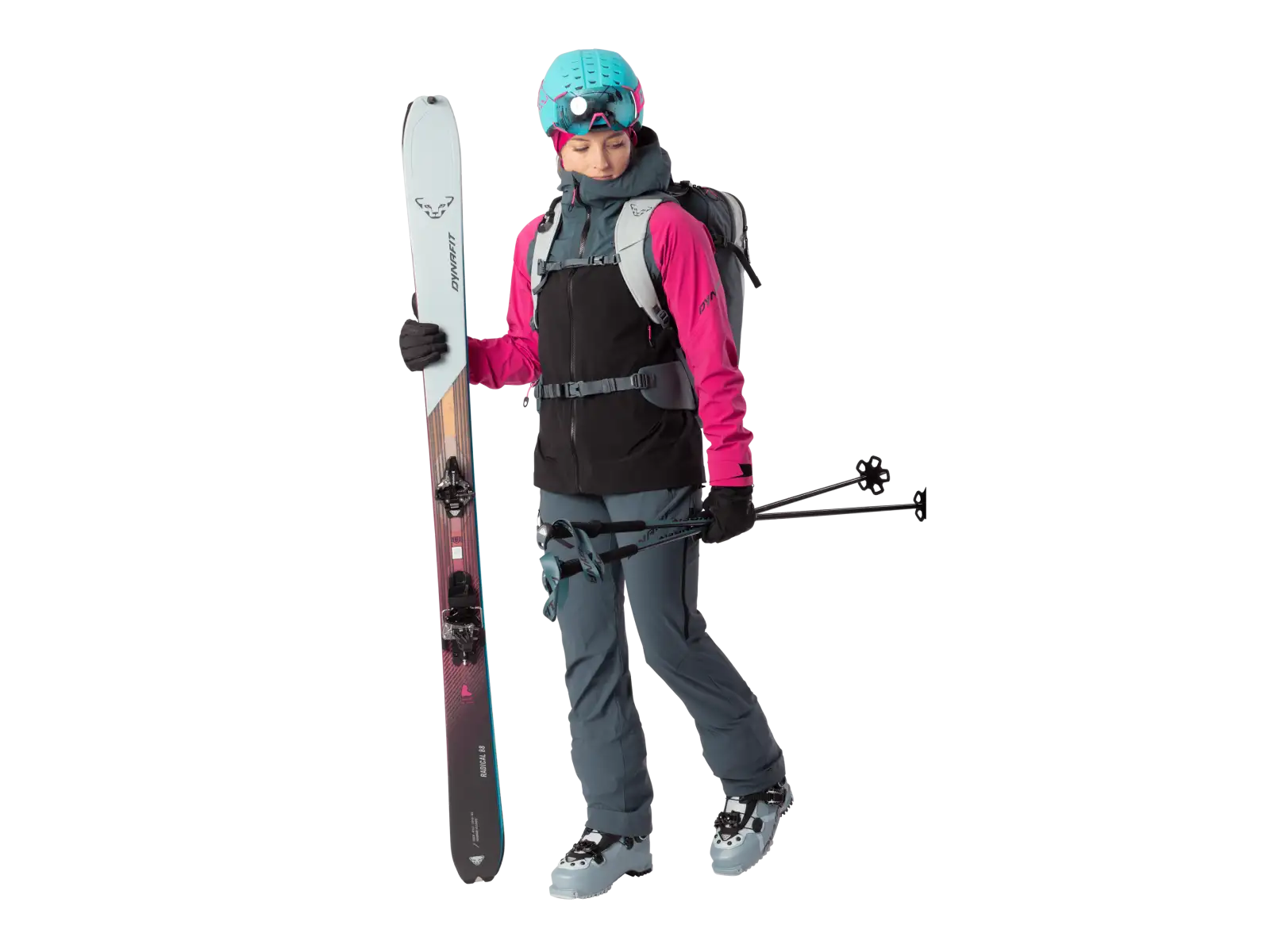 Dynafit Radical 3L damska kurtka Flamingo/0720/0910