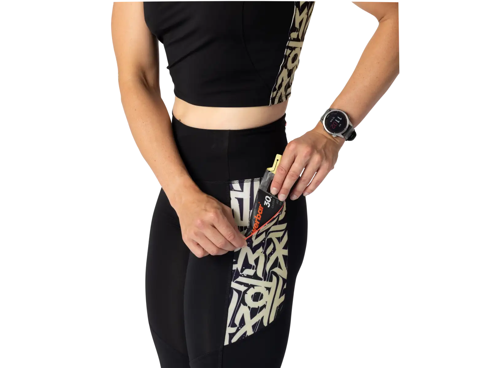 Dynafit Trail 7/8 damskie legginsy do biegania Black Out/Overcast