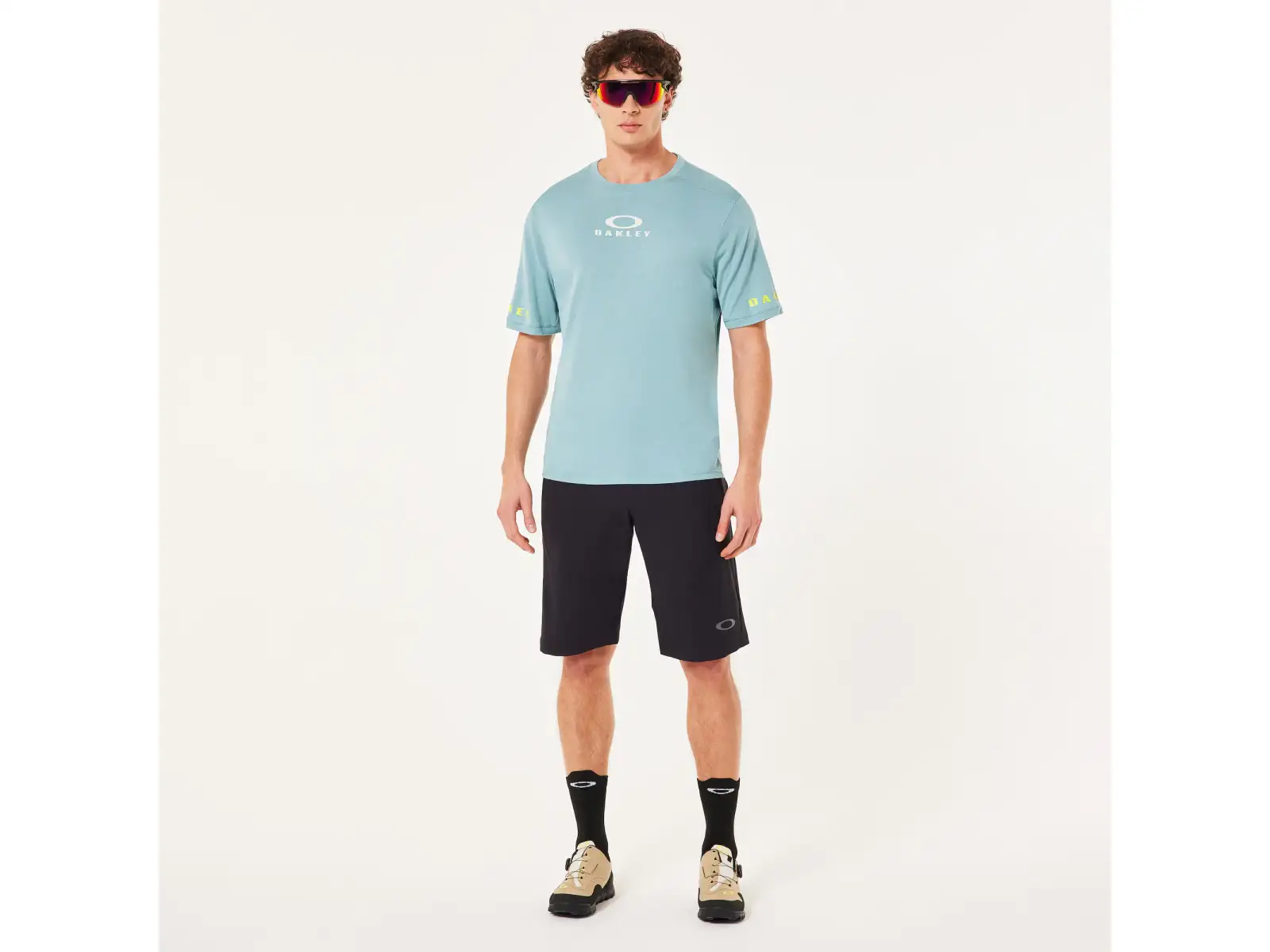 Oakley Seeker Flow męska koszulka z krótkim rękawem Pacific