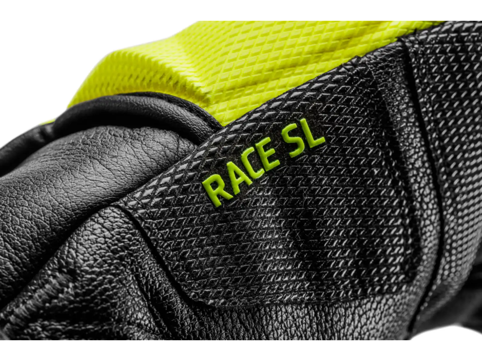 Leki WCR Venom SL 3D wyścigowe rękawice Black-Ice Lemon