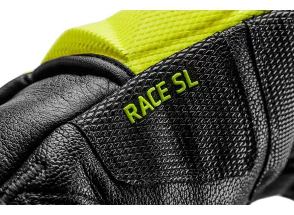Leki WCR Venom SL 3D wyścigowe rękawice Black-Ice Lemon