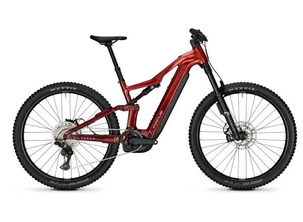 Focus THRON 9 720Wh w pełni amortyzowany rower elektryczny Maroonred / Darkmaroon