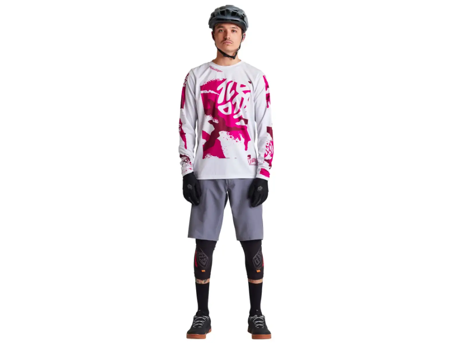 Troy Lee Designs Flowline męska koszulka długi rękaw Confined Mist