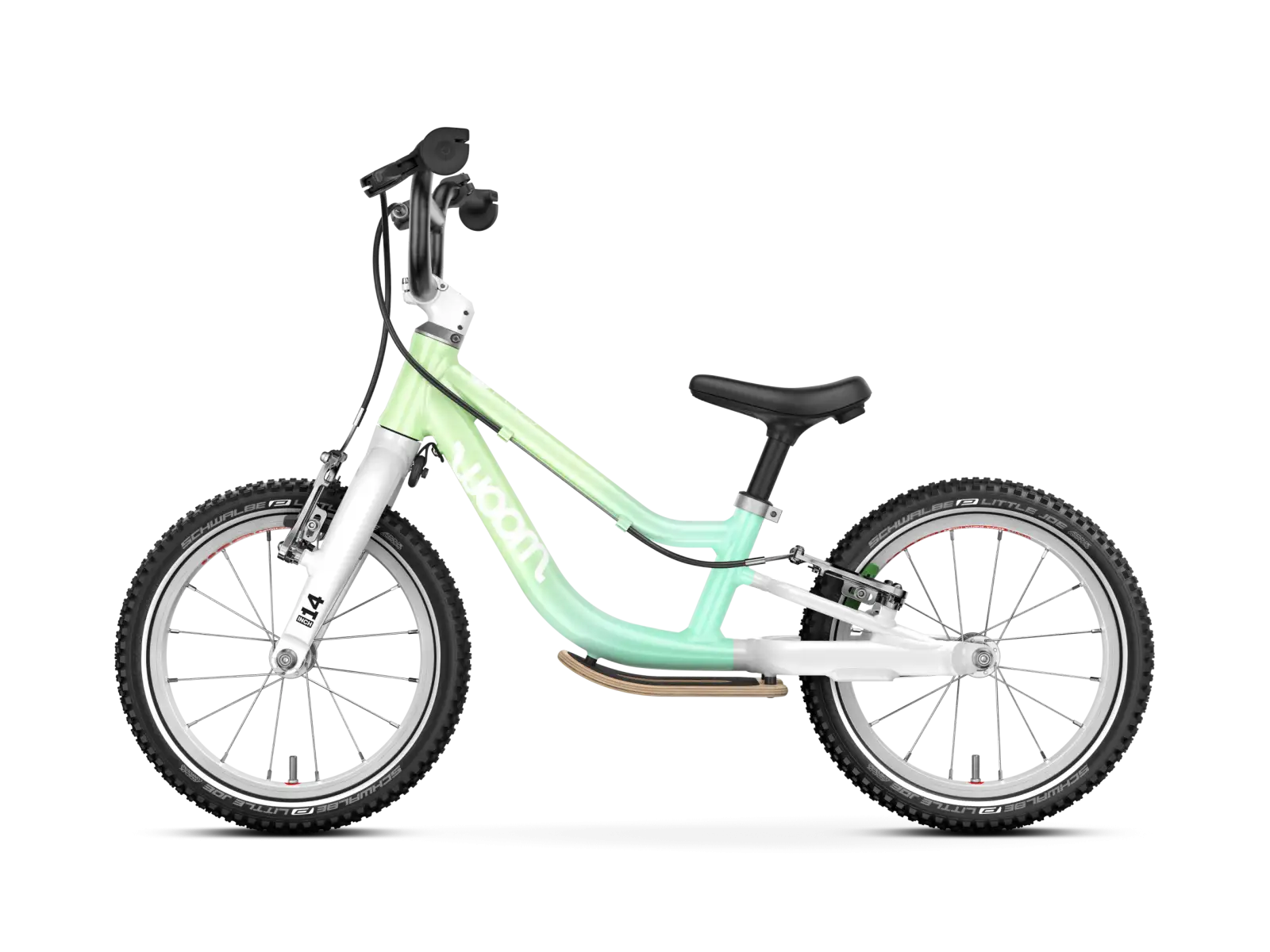 Woom GO 1 Plus rowerek biegowy dziecięcy 14 Spearmint Crush Limited