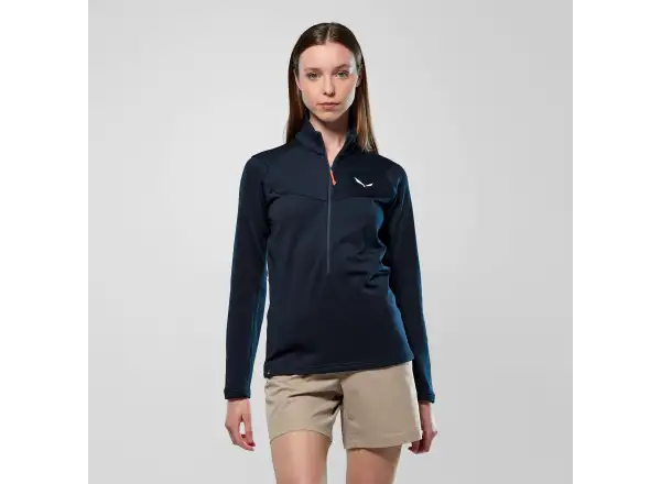 Salewa Puez Cammino Polarlite Half-Zip damska bluza Navy Blazer