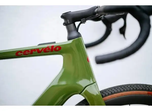 Cervélo Rouvida Force XPLR AXS 1 szosowy rower elektryczny Expedition Green
