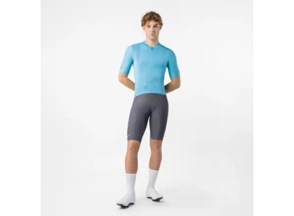 Castelli Espresso 2 męska koszulka kolarska krótki rękaw Neon Cobalt