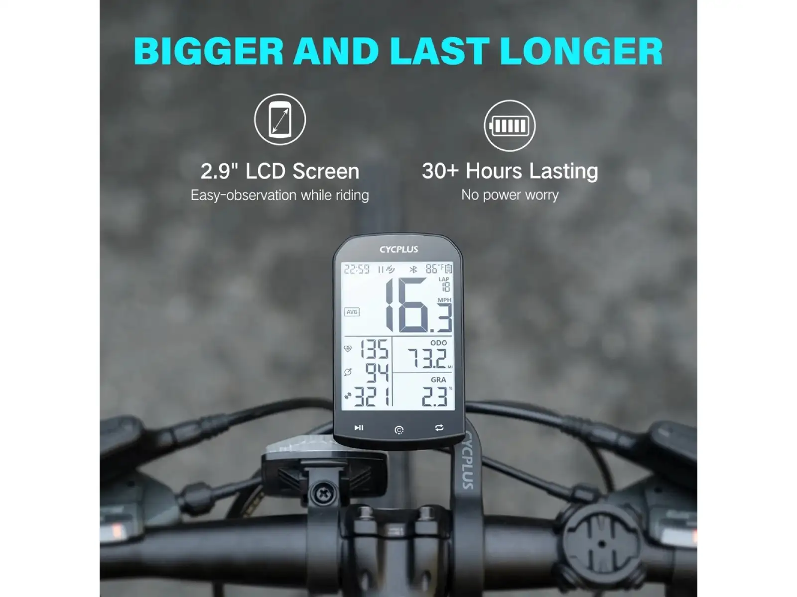 Cycplus M1 licznik rowerowy