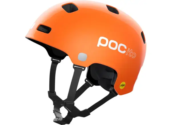 POC POCito Crane MIPS dziecięcy kask Fluorescent Orange