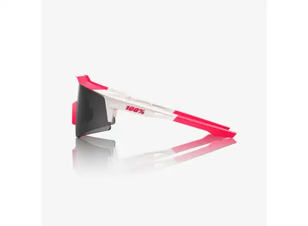 100% Speedcraft SL okulary przeciwsłoneczne Puddy Pink White/Smoke