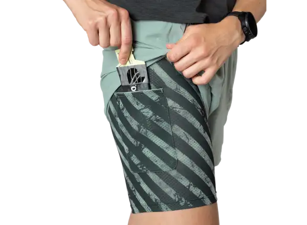 Dynafit Trail 2w1 damskie spodenki do biegania Black Out