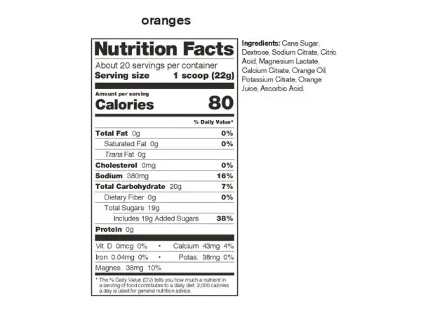 Skratch Labs Hydration Sport Drink Mix napój jonowy 440 g pomarańcz