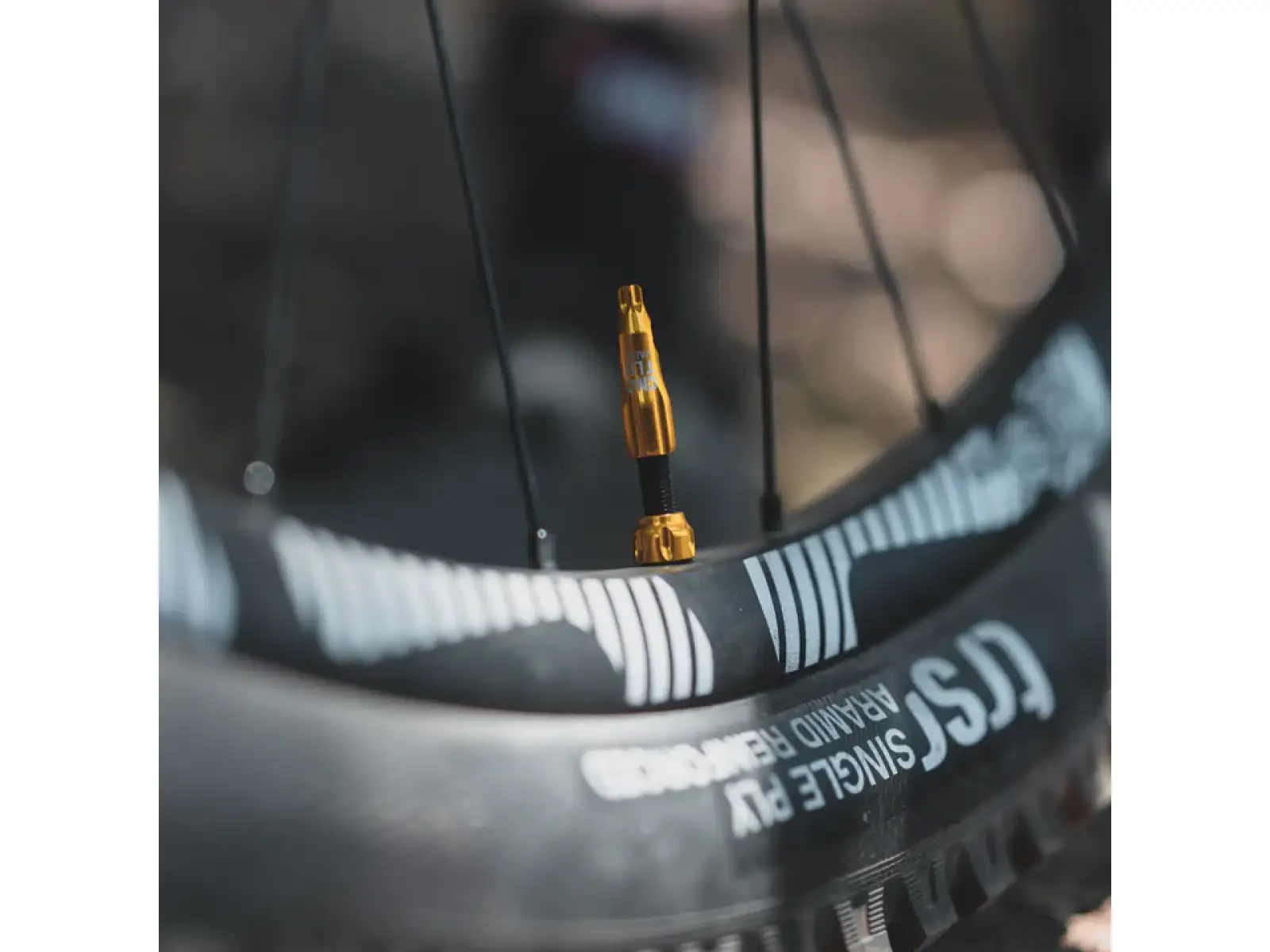 Lezyne CNC TLR bezdętkowe wentyle 44 mm silver
