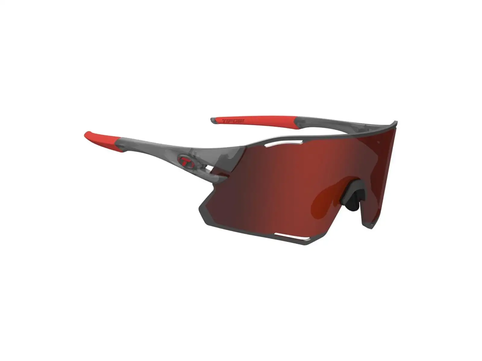 Tifosi Rail Race okulary sportowe Satin Vapor/Clarion Red/Clear