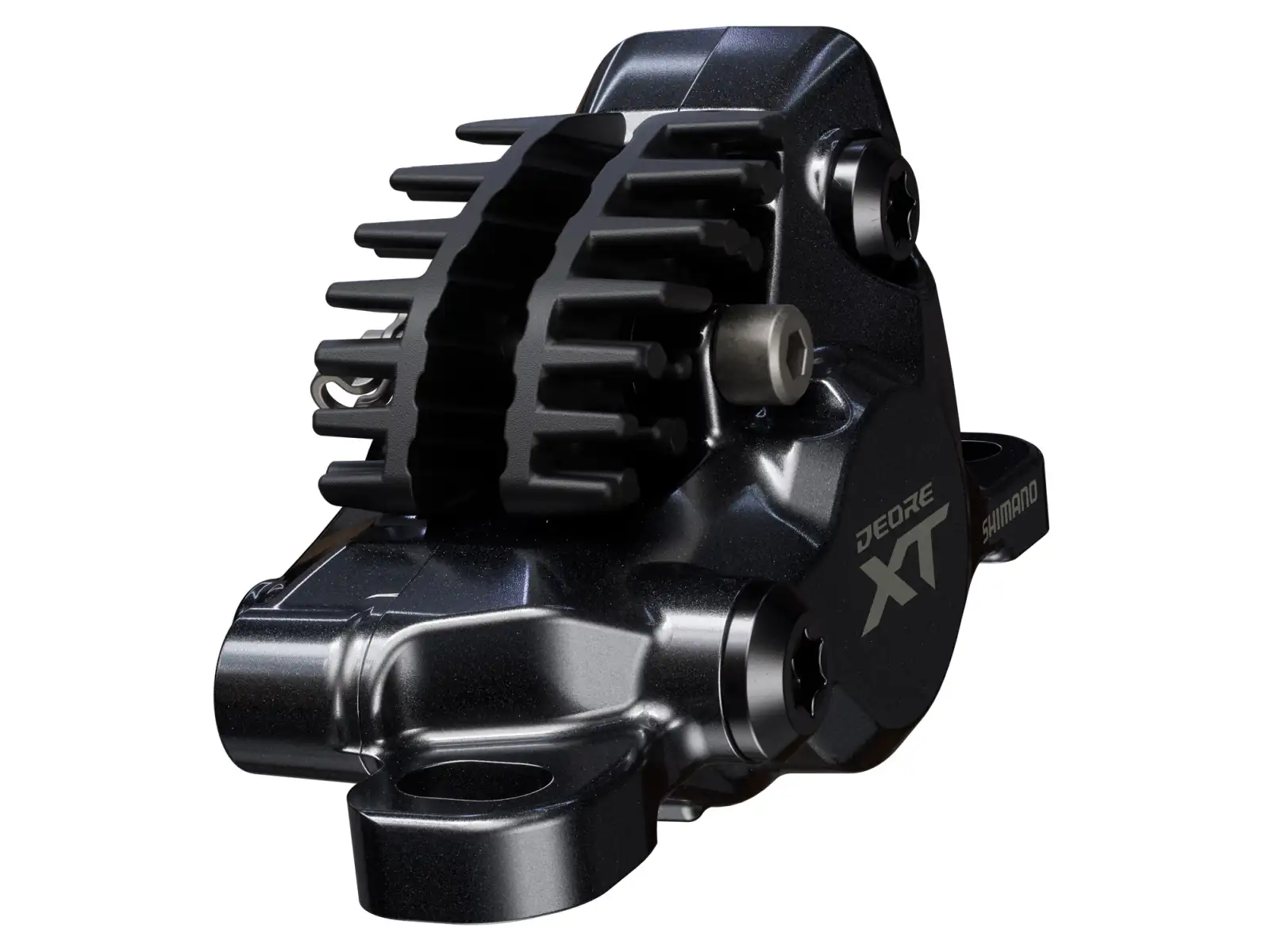 Shimano Deore XT BR-M8200+BL-M8200 przedni hamulec tarczowy klocki metalowe z chłodzeniem