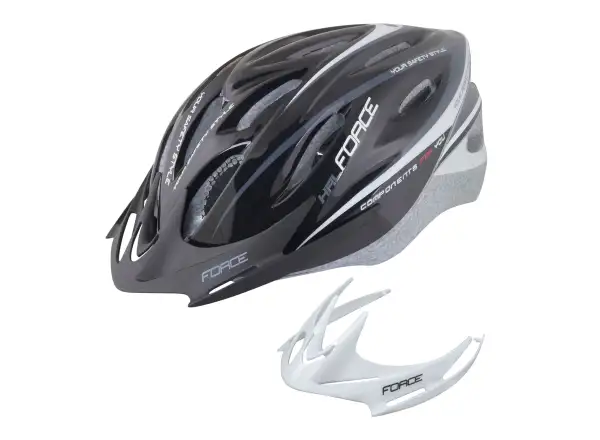 Force Hal kask czarna/szara