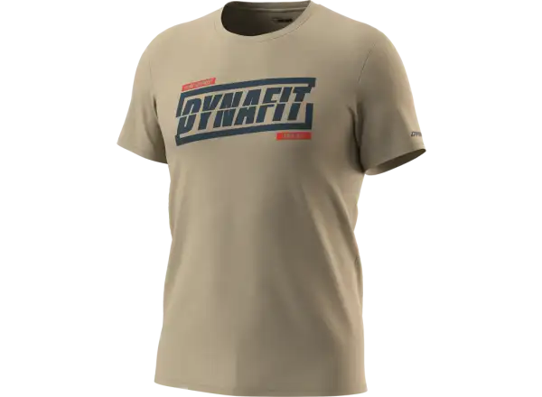 Dynafit Graphic Cotton męska koszulka krótki rękaw Rock Khaki/Tabloid