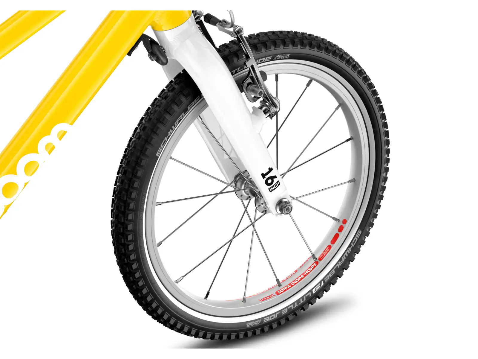 Woom GO 3 Automagic rower dziecięcy 16" Vibrant Yellow