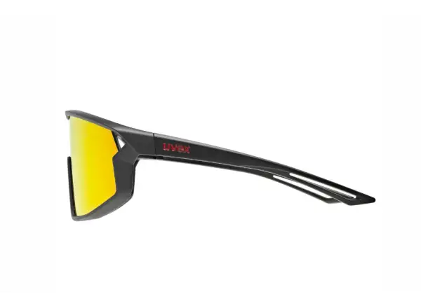 Uvex Skyryse JR. dziecięce okulary Black Matt/Mirror Red