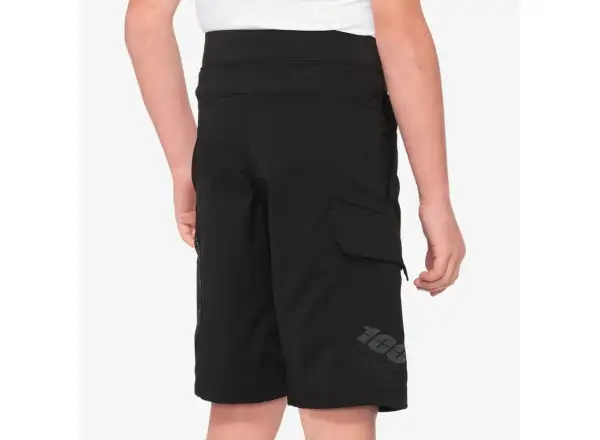 100% Ridecamp męskie szorty Black
