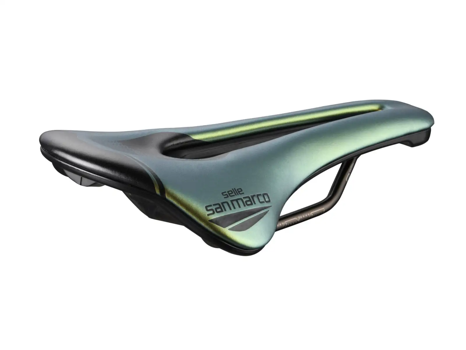 Selle San Marco Shortfit 2.0 Open-Fit Racing Wide siodełko Iridescent Gold